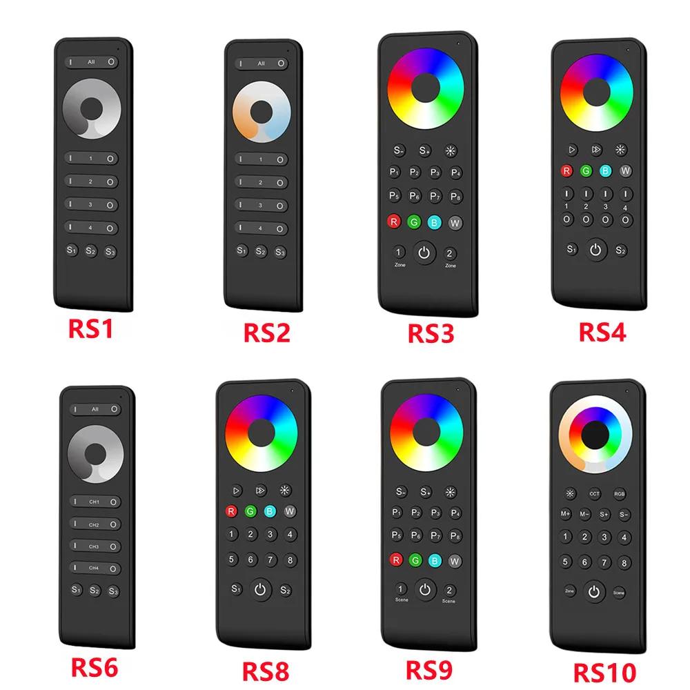 LED Ʈ Ʈѷ, 2.4G RF  ġ  ,  ,  , RGB, RGBW, RGB + CCT LED Ʈ, 2/4/8 